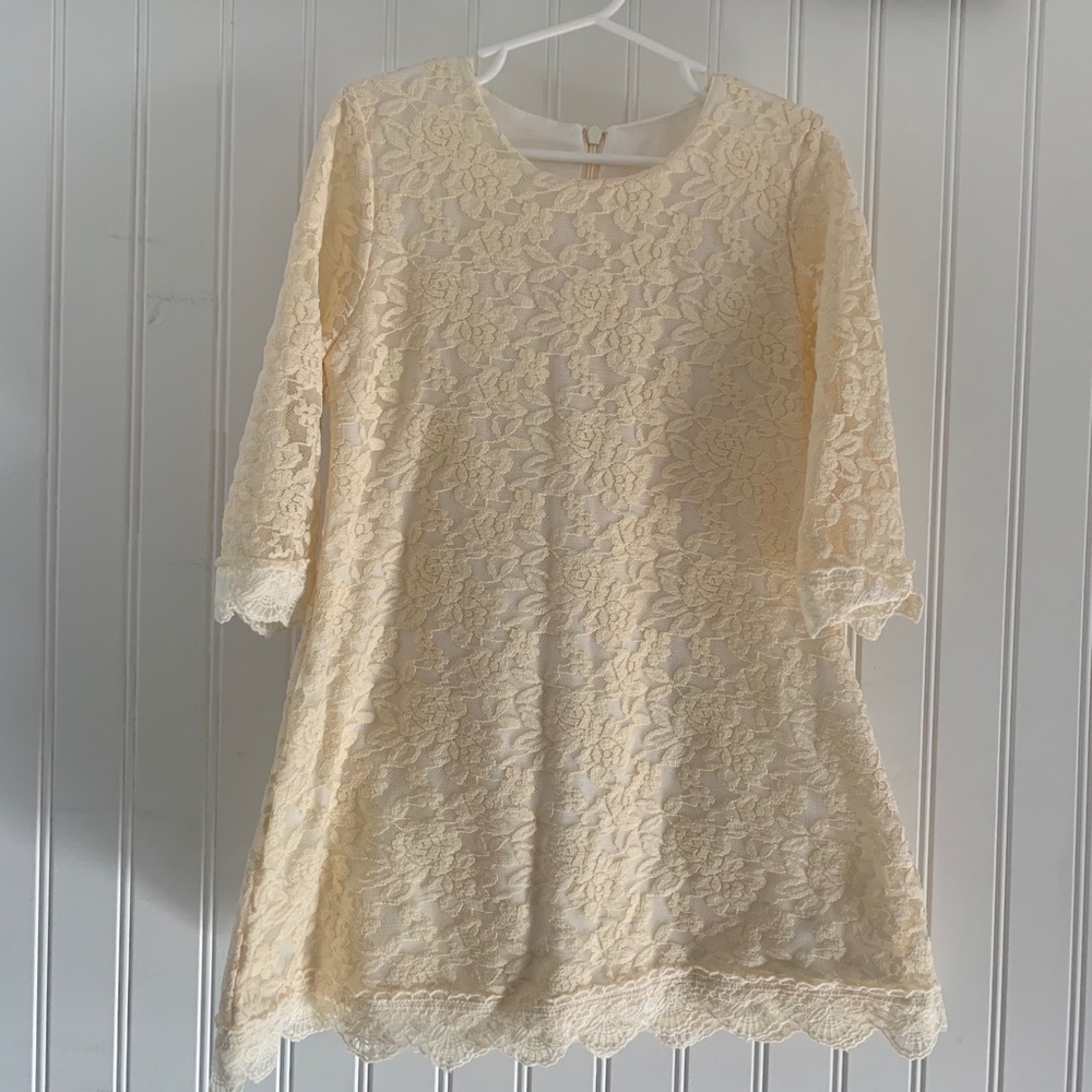 Handmade lace dress